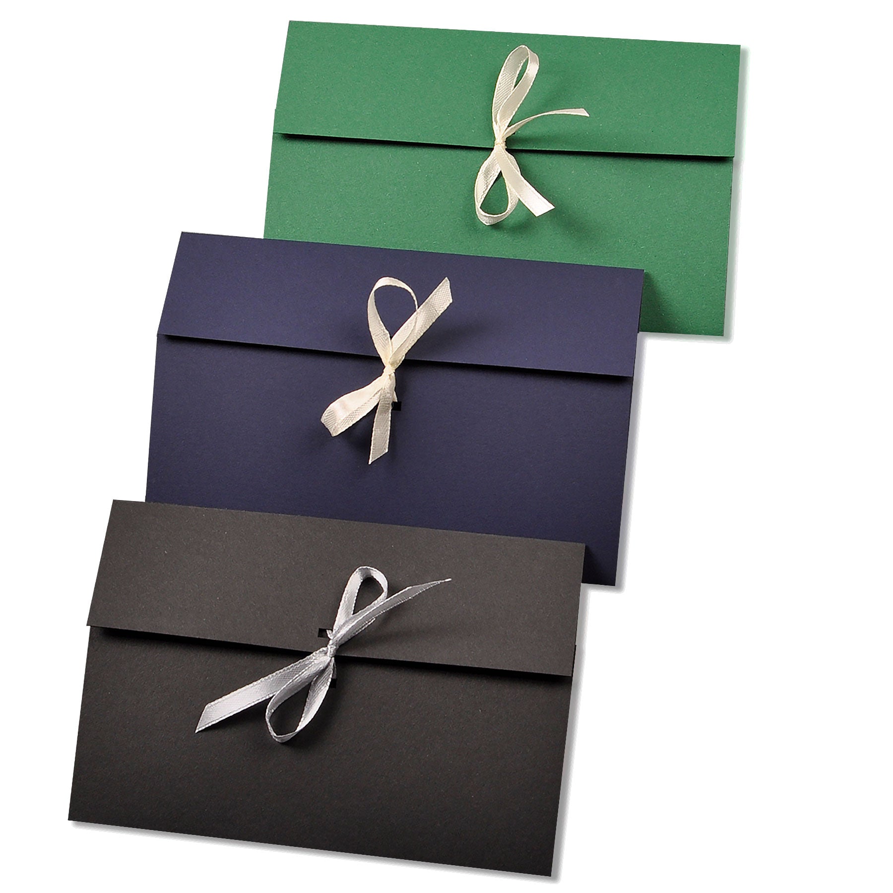 Конверт-обкладинка для сертифікатів C6 114 x 162 мм з щільного картону та стрічкою